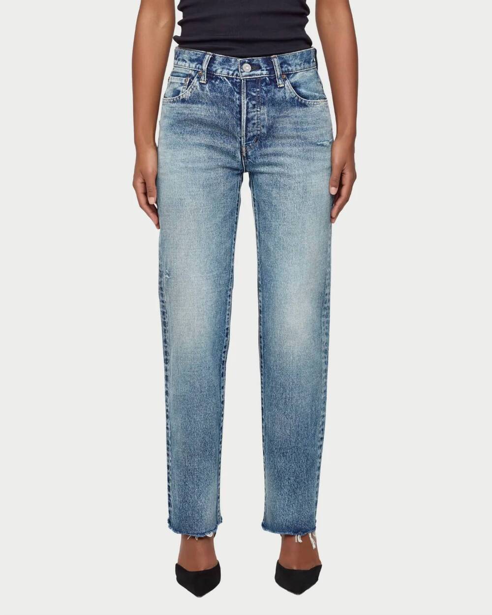 NEW MOUSSY ravencrest straight jean in blue